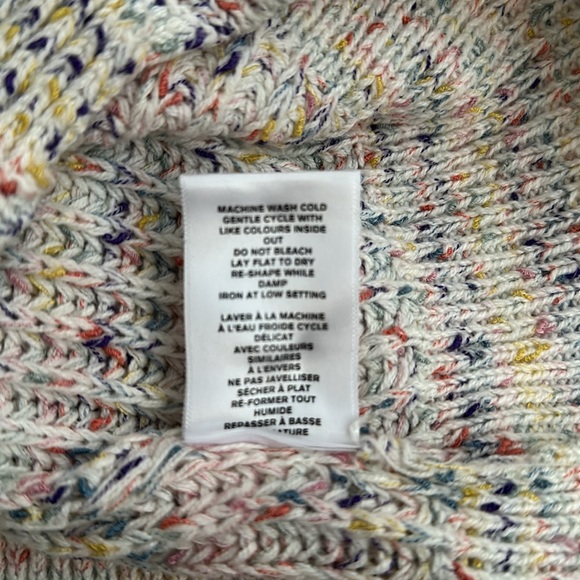 Lightweight multicoloured knit cardigan, XS - Picture 2 of 2